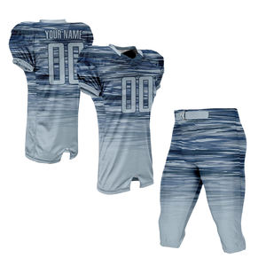 Uniformes de Fútbol Americano Personalizados Transpirables de Manga Corta, 100% Poliéster, Diseño de Logotipo Personalizado de Alta Calidad, Precio Económico - Product Image 6