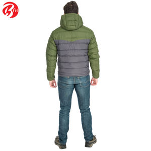 Superb Quality Custom Made Puffer Jacket for Winter Best Quality Fashion Canvas Wear with Stand Collar - Product Image 4