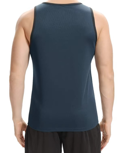 Camiseta Deportiva de Entrenamiento para Hombre, Sin Mangas, de Poliéster, Lisa, Ropa Deportiva Personalizada, Lista para el Gimnasio, Fitness, Ejercicio, Camiseta Deportiva para Hombre - Product Image 4