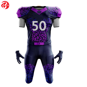 Sublimation Printing Custom Design <b>Men</b> Wear Uniform Set American Football Tops American Football Jersey - Product Image 2