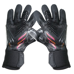 Guantes de portero de fútbol transpirables de secado rápido para uso profesional, guantes de portero antideslizantes de látex alemán genuino - Product Image 1