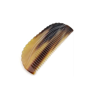 White Horn <b>Comb</b> Ox Horn <b>Comb</b> Cow Horn <b>Comb</b> for Hair handmade polished Good Polished With color small size - Product Image 2