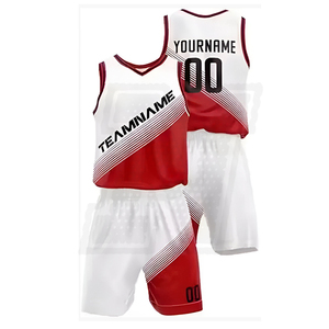 Venta al por mayor personalizable ligero de alta calidad sublimado jersey de baloncesto de secado rápido uniforme reversible con conjuntos de doble cara - Product Image 3