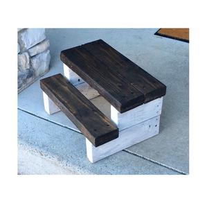 Tabouret d'appoint en bois minimaliste au design élégant, idéal pour les cuisines modernes, les salles de bain, les chambres, les placards et le rangement - Product Image 6