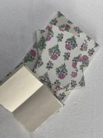 Carnet de notes écologique fait à la main avec couverture en tissu, reliure spirale, papier en coton imprimé à la main, pour écrire, dessiner, offrir en cadeau
