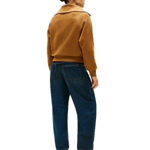 Sudadera de lana con cremallera para hombre, ropa de calle de algodón personalizada, sudaderas con capucha, sudadera de gran tamaño Unisex, sudaderas de talla grande - Product Image 3