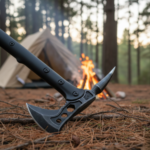 Hachas Vikingas Nórdicas Auténticas, Acero con Alto Contenido de Carbono de Grado Industrial, Diseño Grabado, Listas para la Batalla, Hacha de Doble Cabeza con Mango de Acero - Product Image 4