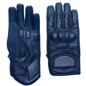 Guantes de Motocross de Cuero Negro para Invierno, al por Mayor, con Logotipo OEM Personalizado, Duraderos, Antideslizantes, con Palma Acolchada, Impermeables, con Certificación CE - Product Image 1
