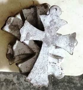 Dernier décor de Noël Ornement d'étoile suspendu en aluminium brut Décoration d'arbre de maison en forme de cerf pour les fêtes - Product Image 5