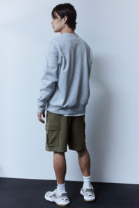 Custom <b>Men's</b> Fitness Sports <b>Cargo</b> <b>Shorts</b> <b>Long</b> Gym Athletic <b>Shorts</b> Puff Printed Design Plain Dyed Fleece Sports <b>Shorts</b> Custom - Product Image 6