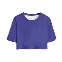 Kivotech – Nouveaux T-shirts courts respirants personnalisés pour femmes, vente en gros, idéal pour l'été, pour jeunes filles