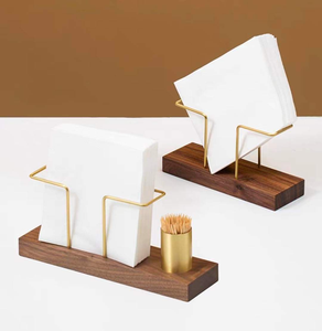 Porte-serviettes en bois pour restaurant et distributeur, écologique, durable, design classique pour la cuisine, la salle à manger, la décoration de table, intérieur - Product Image 4