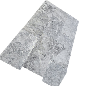 Carrelage en marbre gris clair poli, pierre naturelle, pour sol et mur, 1,2x40cm x longueur libre, résistant à l'usure, pour hôtel intérieur, par Turkiye - Product Image 1