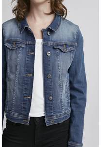 Veste en jean OEM pour femmes Bleu Denim au design unique Poches de poitrine et fermeture à boutons Conçu pour les femmes en toutes saisons Confort - Product Image 3