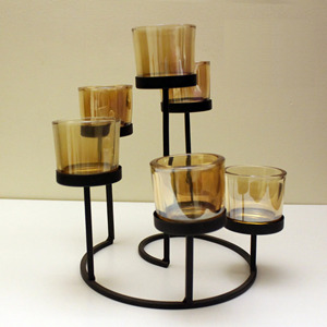 Creative Candlelight <b>Dinner</b> European-Style Metal Candlestick Romantic Home Black <b>Candle</b> Holder Votives Decorative Ornaments - Product Image 3
