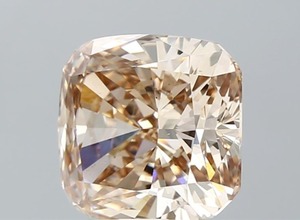 Diamante Cultivado en Laboratorio de 5.01 Quilates, Corte Cuadrado Cojín, Color Amarillo Marrón Claro VS1, Certificado IGI, CVD, Piedra Suelta para Joyería de Alta Gama - Product Image 5