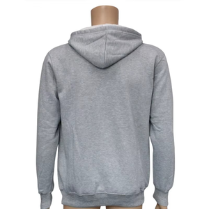Vente en gros de pulls à capuche vierges imprimés en 100% coton avec logo personnalisé, sweats brodés d'hiver épais à capuche pour promotion - Product Image 5