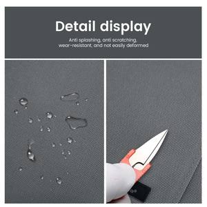 Durable Portable 14 "sac pour ordinateur portable Oxford matériel Simple affaires mignon étui à fermeture éclair couverture à la mode travail 1430171 gris - Product Image 3