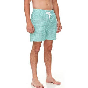 Short de bain homme 100% coton haute qualité tenue décontractée bas prix respirant séchage rapide motif solide confortable personnalisable - Product Image 1