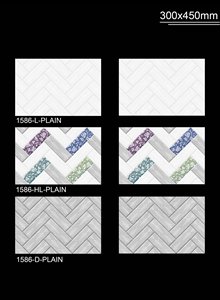 Azulejos 300x450mm Amplia gama de varios acabados superficiales 8mm de espesor para azulejos de pared y suelo de cocina para un aspecto decorativo - Product Image 3