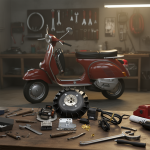 หัวเทียน Flytech 19 มม. 1.6 กก. สำหรับ Vespa 50 ET3 125 PK ระบบไฟฟ้าและระบบจุดระเบิดของรถจักรยานยนต์ - Product Image 3