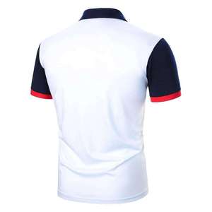 Polos personnalisés pour hommes avec logo personnalisé T-shirts de polo de golf vierges à sublimation en polyester 100% pour vêtements de sport - Product Image 1