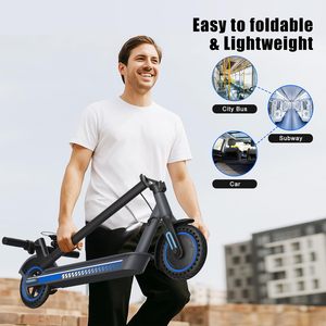 Scooter de cyclomoteur électrique adulte ES8501-BL <span class=keywords><strong>pliant</strong></span> mobilité e-scooter vélo rapide 25kmh modèle 350W prix de gros d'usine directe - Product Image 5