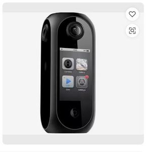 Caméra d'action portable 360 degrés à double objectif intelligente - Product Image 1