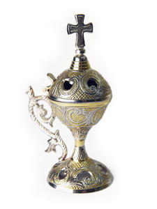 เตาเผาเครื่องหอมบัคฮูร์โลหะขนาดสั่งทำพิเศษสำหรับตกแต่งโรงแรม ชุบทองเหล็กสไตล์คลาสสิก - Product Image 4