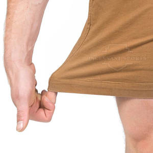 Pantalones Cortos Casuales de Algodón de Alta Calidad para Hombre, Cintura Elástica, Transpirables, con Logotipo Personalizado, para Deportes, Jogging, Verano - Product Image 3