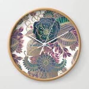 Highest Quality Leaf Shape Indoor Home and Living Room Luxury <b>Wall</b> Decor <b>Clock</b> Best Selling <b>Unique</b> Design Handmade <b>Wall</b> <b>Clock</b> - Product Image 4