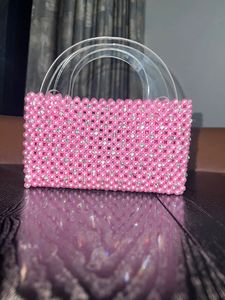 Bolso de mano con cuentas de lujo hecho a mano para mujer, bolso de mujer para fiesta de noche - Product Image 3