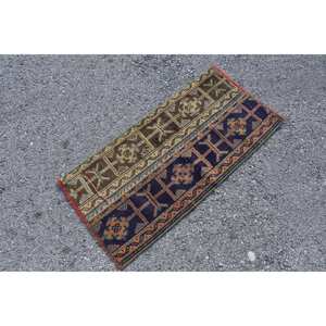 พรมปูพื้นสไตล์ตุรกีโบราณขนาดใหญ่17x34ฟุตพรมสำหรับห้องนั่งเล่นสีน้ำตาลและสีฟ้าสำหรับตกแต่งวัยรุ่น - Product Image 3