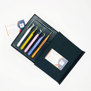 Pinzas para Pestañas con Puntas de Fibra Dentadas de Somofy Enterprises, 10 mm de Longitud, Agarre Perfecto, Duraderas para Extensión de Pestañas, Acero Inoxidable - Product Image 6