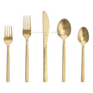 ชุดเครื่องใช้บนโต๊ะอาหารชุบเงินพร้อมที่จับสี่เหลี่ยมสำหรับโรงแรมและร้านอาหารชุดเครื่องใช้บนโต๊ะอาหารสุดหรู - Product Image 4