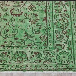 Tapis en soie noué à la main de haute qualité grande laine Oushak Style turc conception abstraite ensembles de tapis pour la maison chambre décor porte - Product Image 1