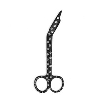 Ciseaux à pansements à bout arrondi HERMANN MEDITECH, design à motifs, en acier inoxydable, outil de coupe médical 15g/30g pour une pansement sécurisé