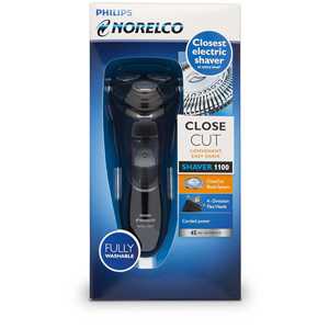 Afeitadora Eléctrica con Cable y Cuchillas Triples Autoafilables para Rostro, Mini Afeitadora Rotatoria en Alemán - Product Image 4