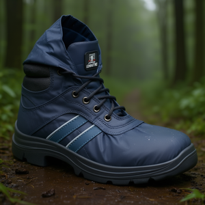 Botas de Seguridad Andy S3 SRC EN20345 de Cuero LEMAITRE, Talla 40, Color Negro/Azul, Impermeables - Product Image 3