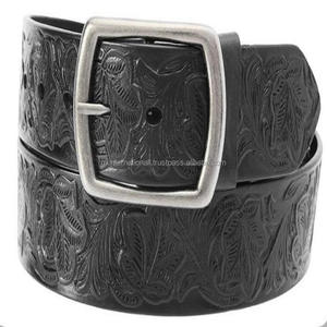Ceinture d'outillage en cuir de style occidental pur noir ou marron pour hommes avec boucle antique solide tailles personnalisées à bas prix - Product Image 6