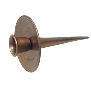 Bougeoir en métal pour la décoration de la maison support de bougie fini antique en cuivre pour la décoration de mariage fait à la main en vrac - Product Image 1