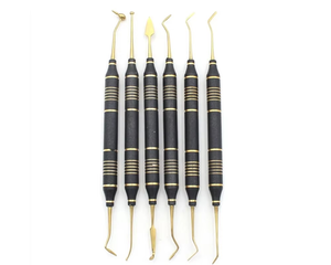 3 Piece Manual Professional Dental Composite Spatula Set 2mm 2.5mm 3mm Flat <b>Plastic</b> Filling Instruments Premium Dental Tools PK - Product Image 3