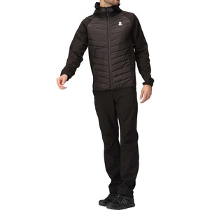 Veste hybride streetwear d'hiver avec logo personnalisé pour homme, fermeture éclair, coupe ajustée, légère, rembourrée, col montant, coupe-vent - Product Image 6