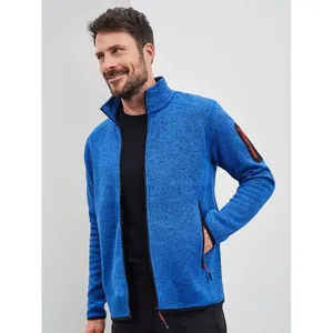 Veste en molleton tricotée personnalisée pour homme, sweats à capuche et sweat-shirts promotionnels - Product Image 1