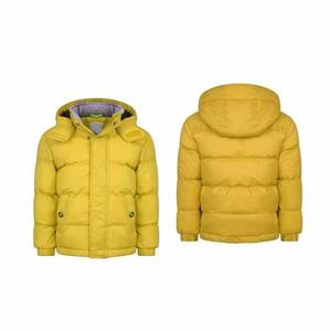 Chaqueta acolchada de manga larga de calle alta de talla grande para hombre personalizada, bolsillo con capucha y cuello levantado de tela ligera para invierno, multicolor - Product Image 1