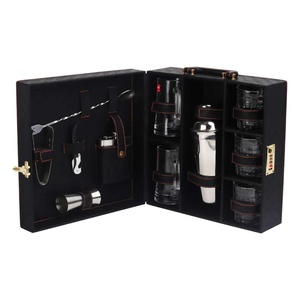 Rey Internacional/10/12/14pcs profesional Bar herramientas de soporte de madera de acero inoxidable camarero Kit de accesorios - Product Image 2