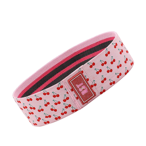 สายรัดออกกำลังกายลายเชอร์รี่น้ำหนักเบายืดได้และมีสไตล์สำหรับออกกำลังกาย - Product Image 1