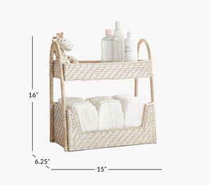 Organisateur à étages en rotin tressé à la main, couleur personnalisée pour la crèche, prix de gros bon marché en provenance du Vietnam - Product Image 3