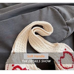 Crochet <b>Bag</b> Women's Crochet Tote <b>Bag</b> <b>Knitted</b> Shoulder Crossbody Handbags Cute Crocheted <b>Bag</b> for Girls OEM Made in Vietnam - Product Image 5