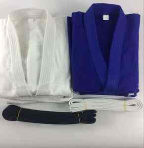 Fighter Training Gi Brazilian Jiu Jitsu Judo Kimono Academy Uniform Sets Front Quick Dry Peso ligero Transpirable para marciales - Product Image 4